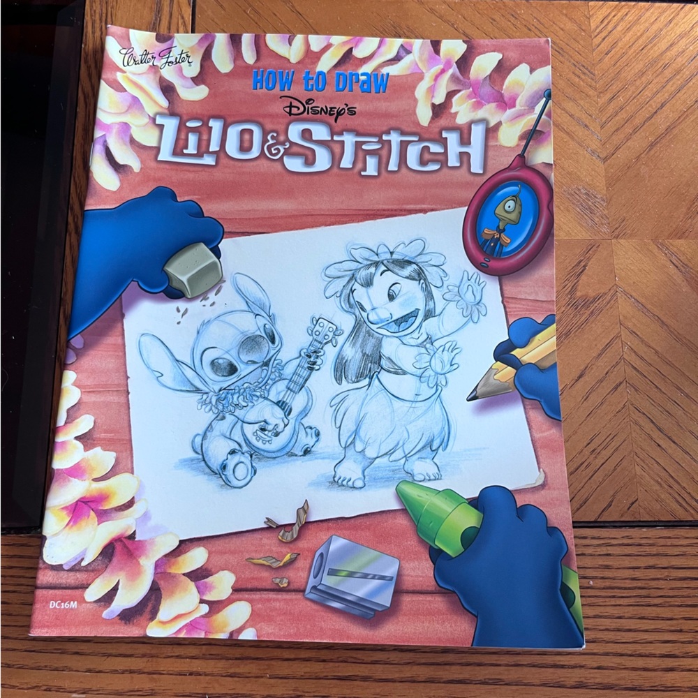 Vintage Disney Lilo & Stitch Learn How to Draw & Coloring Book